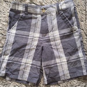 American Hawk boy’s gray checkered shorts size 4T